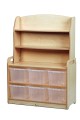 Dressoir Ladekast B90 x D40 x H126 cm Esdoorn met 6 Bakken Tangara Groothandel Kinderopvang en kinderdagverblijf inrichting01 (304)